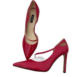 NWOB Nine West Twirl 3 Heel Patent Red
